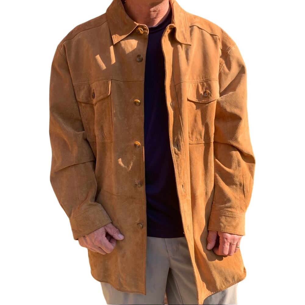 Leather Harbor Bay Men’s Button-Up Jacket 2XL Limited Edition American Western